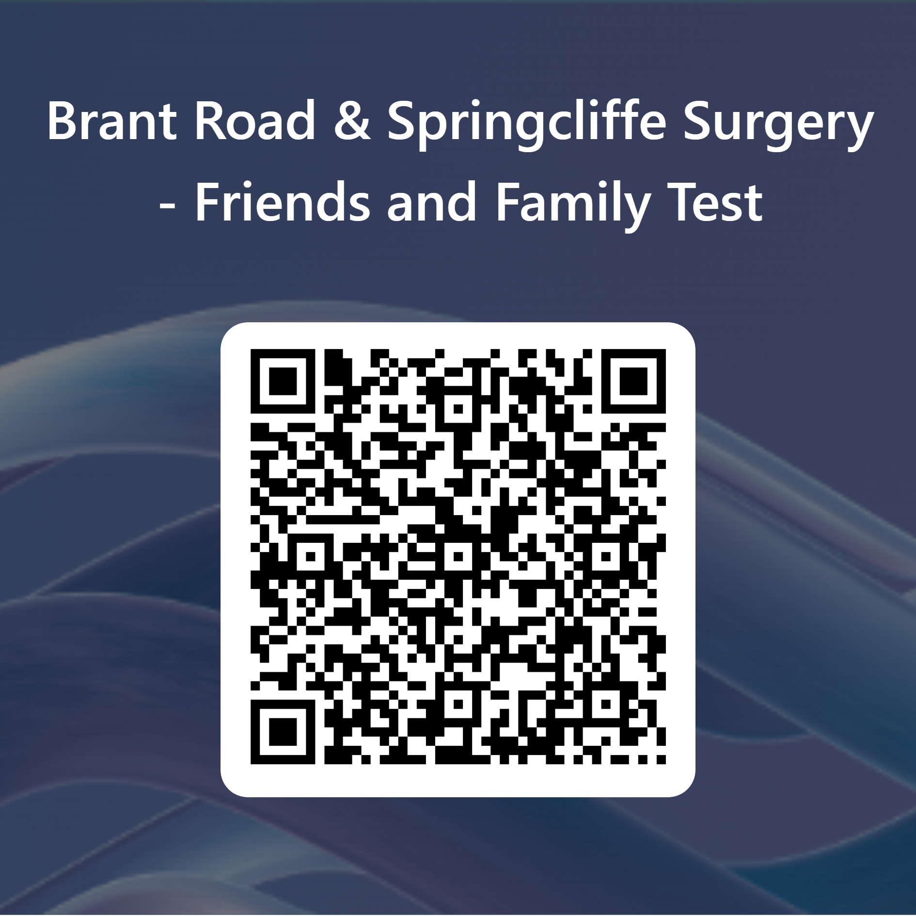 Friends & family Test Friends & family Test